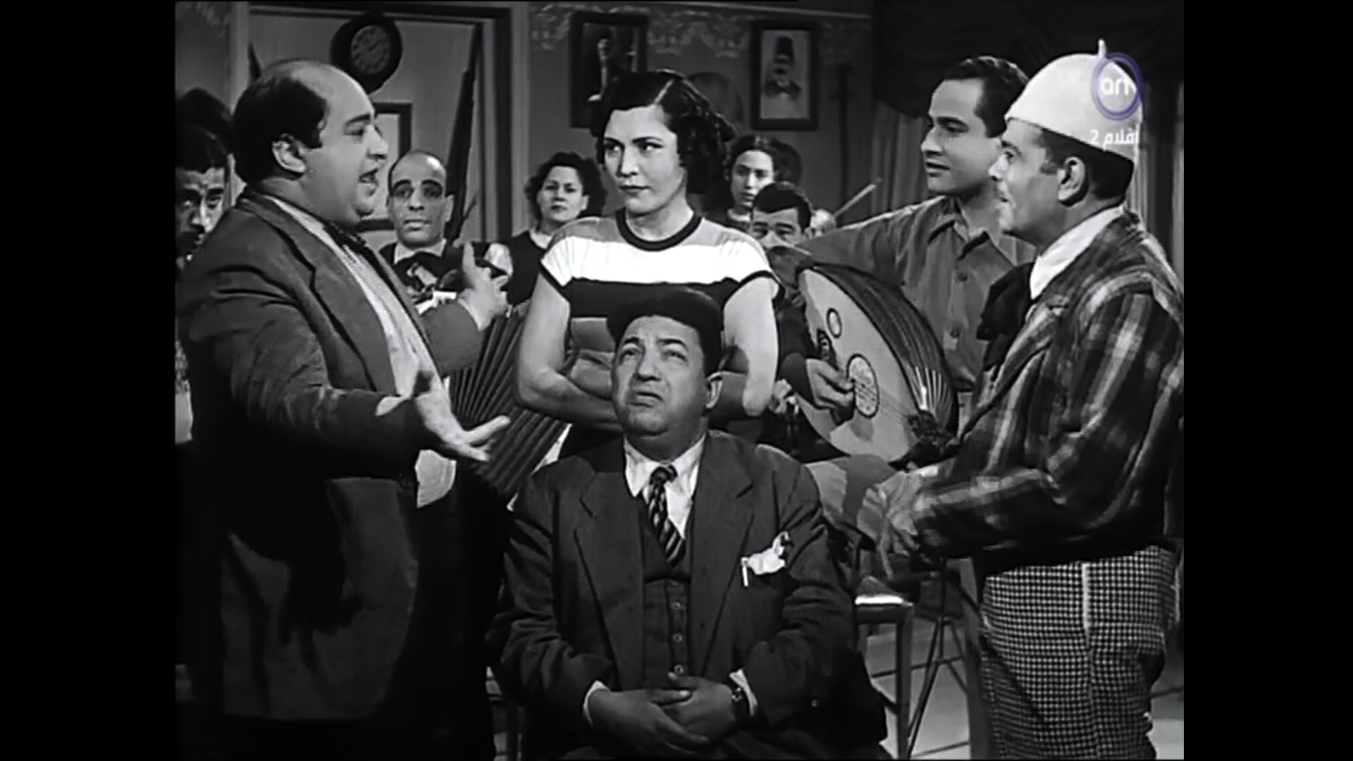 علي الكسار - عبد الرحمن إبراهيم - محمد نبيه - تحية كاريوكا - إلياس مؤدب