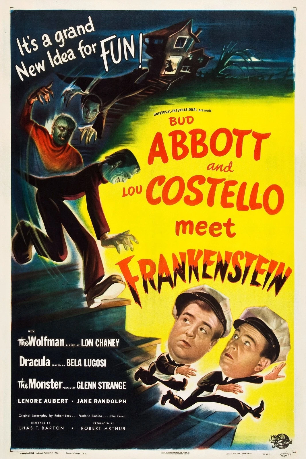 Abbott And Costello Meet Frankenstein film poster